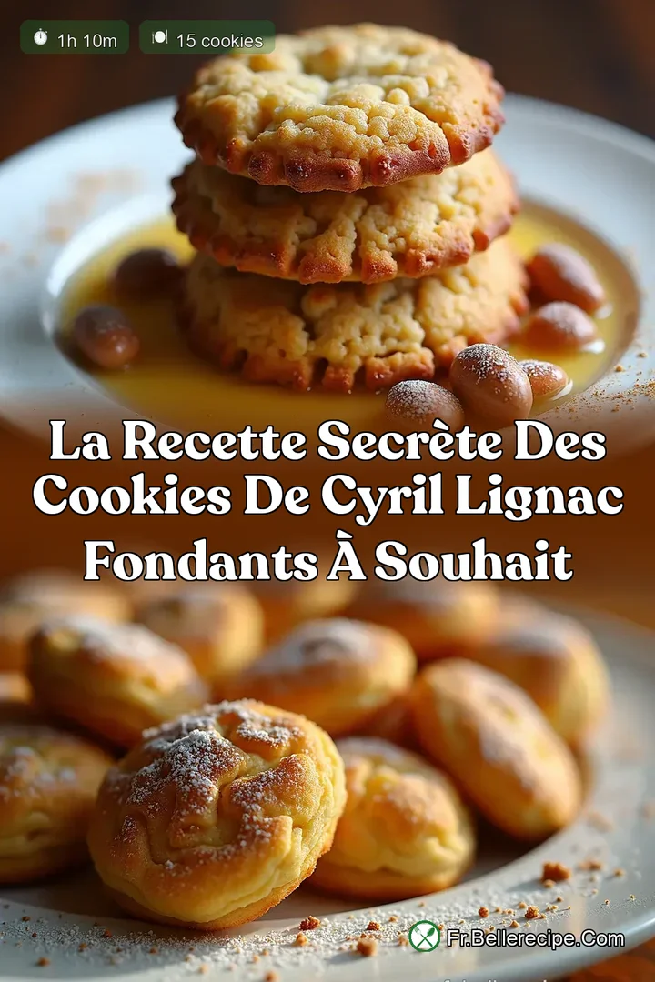 La Recette Secr&egrave;te des Cookies de Cyril Lignac Fondants &agrave; Souhait