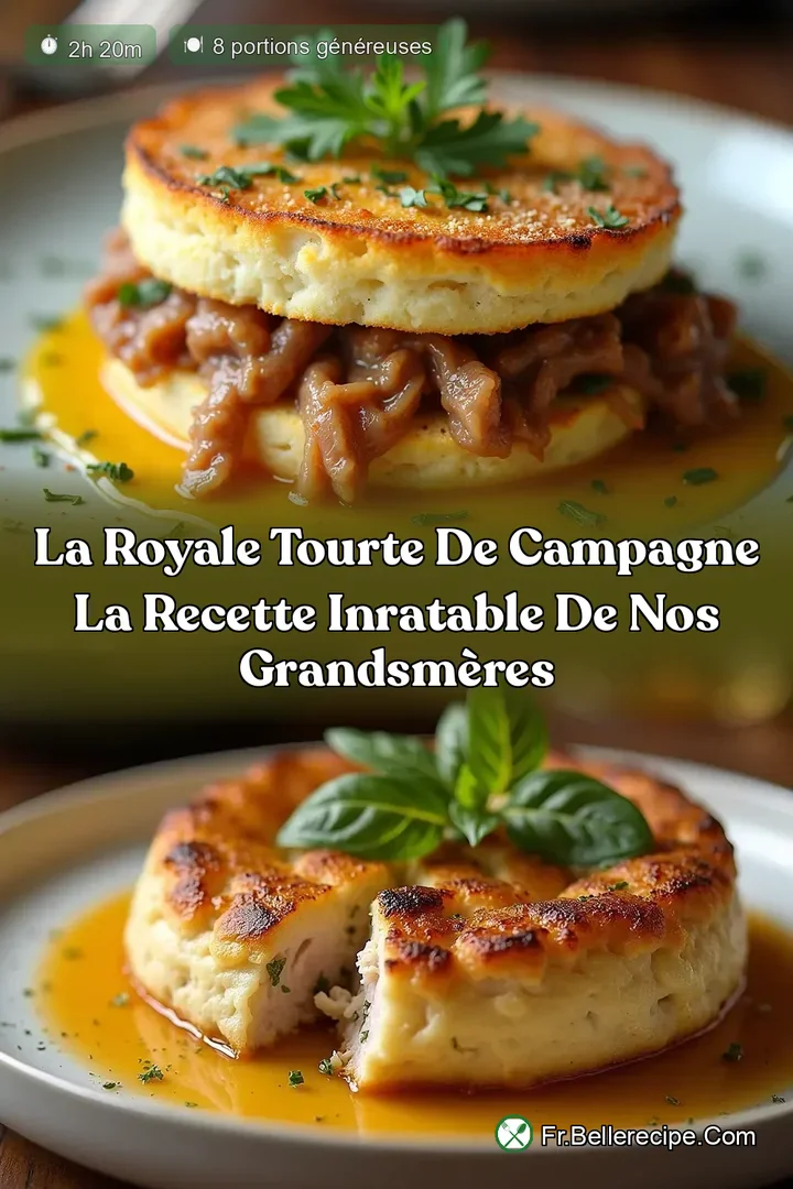 La Royale Tourte de Campagne La Recette Inratable de Nos GrandsM&egrave;res