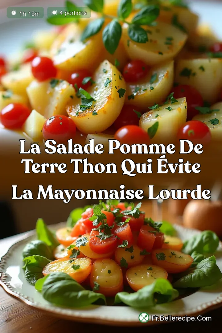 La Salade Pomme de Terre Thon qui &Eacute;vite la Mayonnaise Lourde