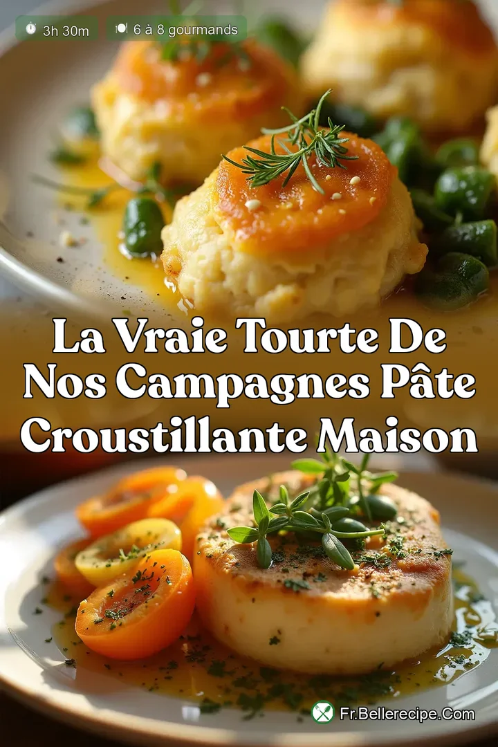 La Vraie Tourte de Nos Campagnes P&acirc;te Croustillante Maison