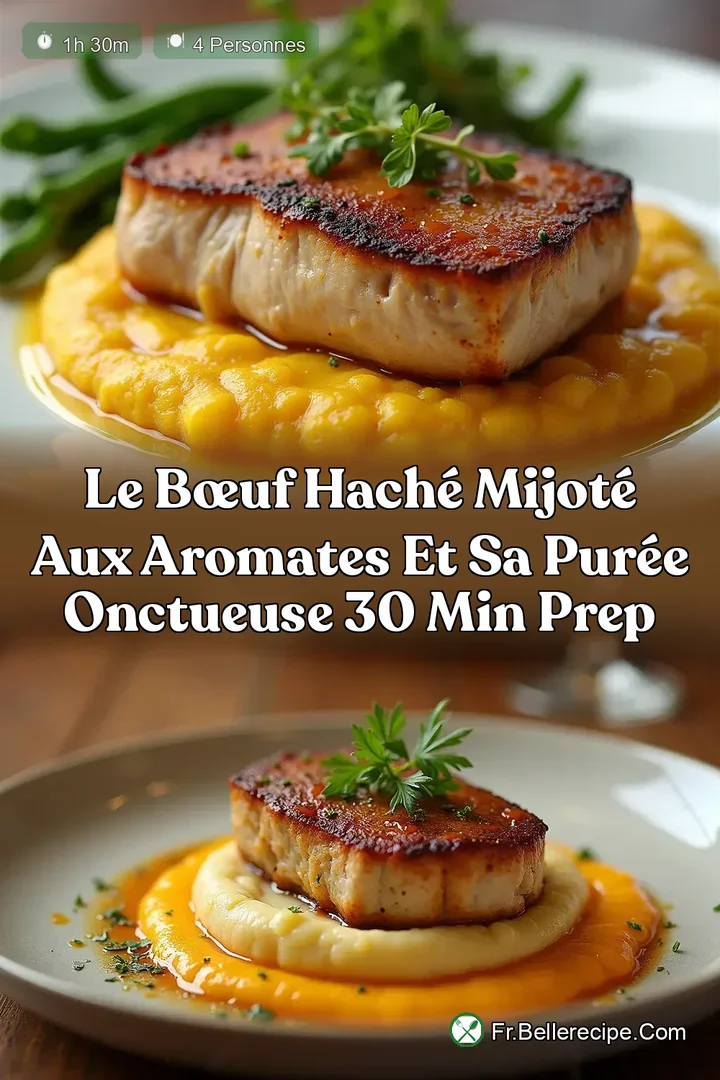 Le B&oelig;uf Hach&eacute; Mijot&eacute; aux Aromates et sa Pur&eacute;e Onctueuse 30 min prep