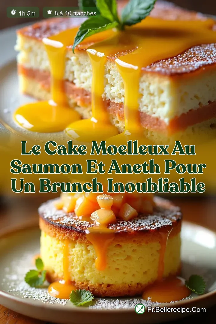 Le Cake Moelleux au Saumon et Aneth Pour un Brunch Inoubliable
