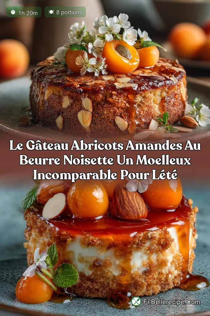 Le G&acirc;teau Abricots Amandes au Beurre Noisette Un Moelleux Incomparable pour l&Eacute;t&eacute;