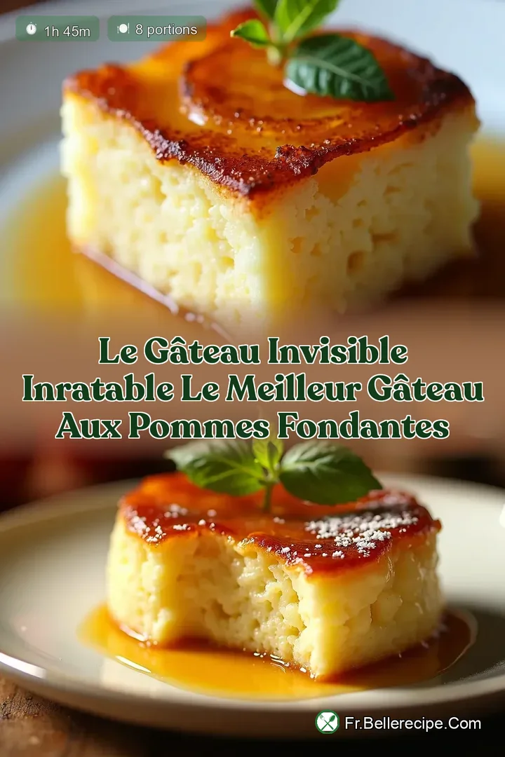 Le G&acirc;teau Invisible Inratable Le Meilleur G&acirc;teau aux Pommes Fondantes