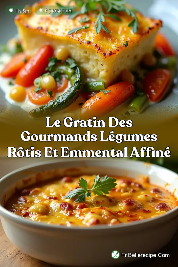 Le Gratin des Gourmands L&eacute;gumes R&ocirc;tis et Emmental Affin&eacute;