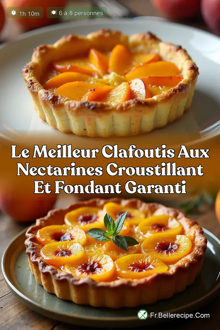 Le Meilleur Clafoutis aux Nectarines Croustillant et Fondant Garanti