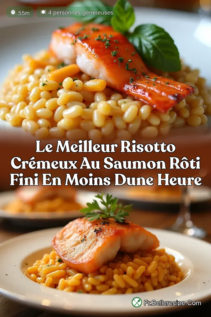 Le Meilleur Risotto Cr&eacute;meux au Saumon R&ocirc;ti Fini en Moins dune Heure
