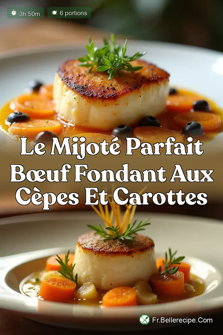Le Mijot&eacute; Parfait B&oelig;uf Fondant aux C&egrave;pes et Carottes