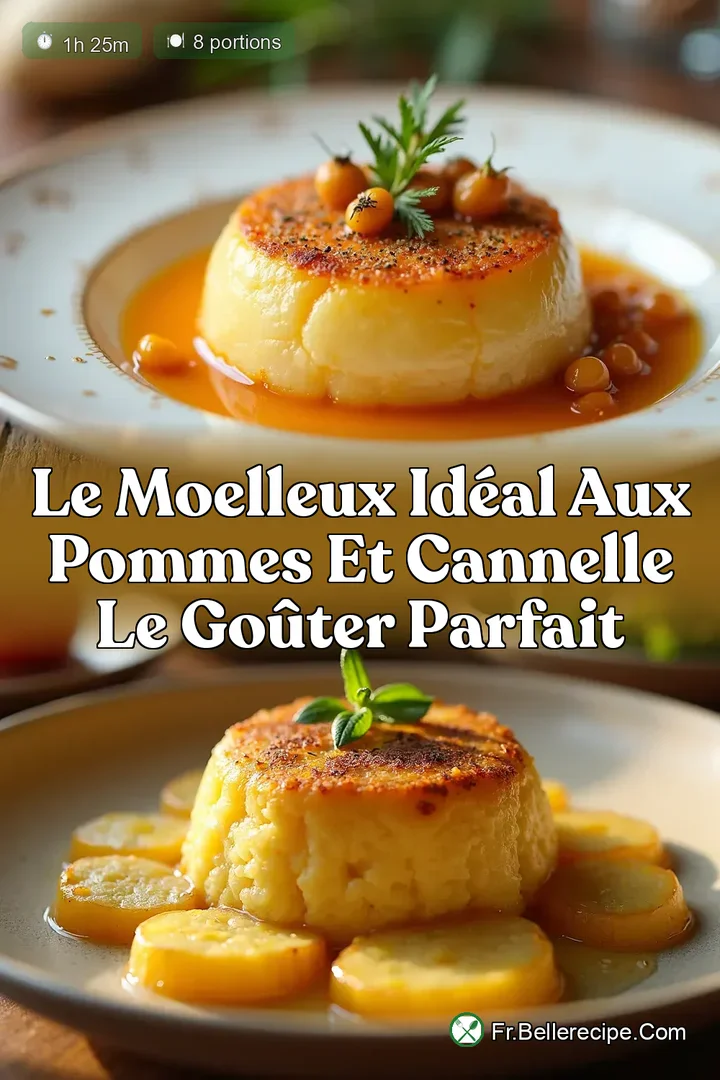 Le Moelleux Id&eacute;al aux Pommes et Cannelle Le Go&ucirc;ter Parfait