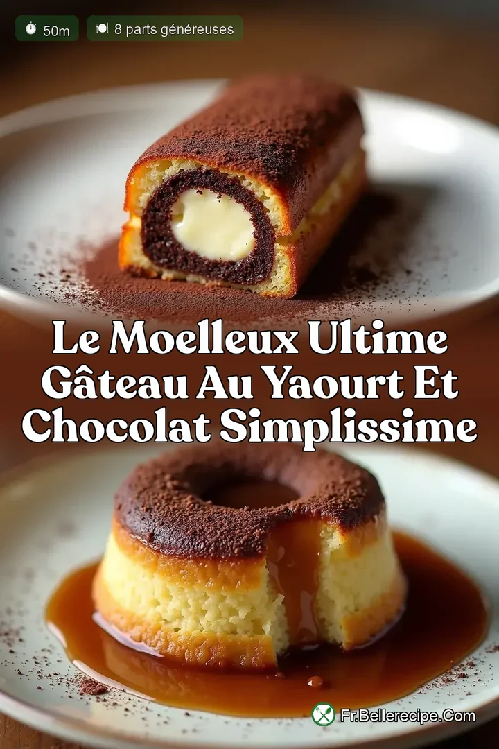 Le Moelleux Ultime G&acirc;teau au Yaourt et Chocolat Simplissime
