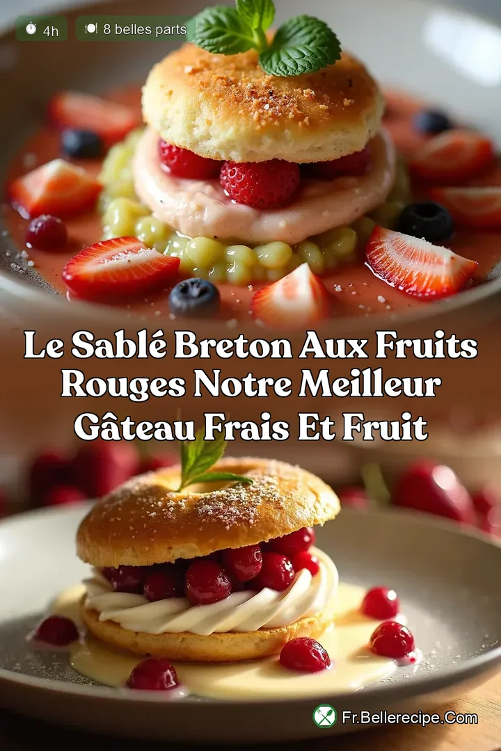 Le Sabl&eacute; Breton aux Fruits Rouges Notre Meilleur G&acirc;teau Frais et Fruit