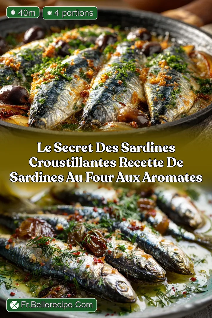Le secret des sardines croustillantes Recette de Sardines au Four aux Aromates