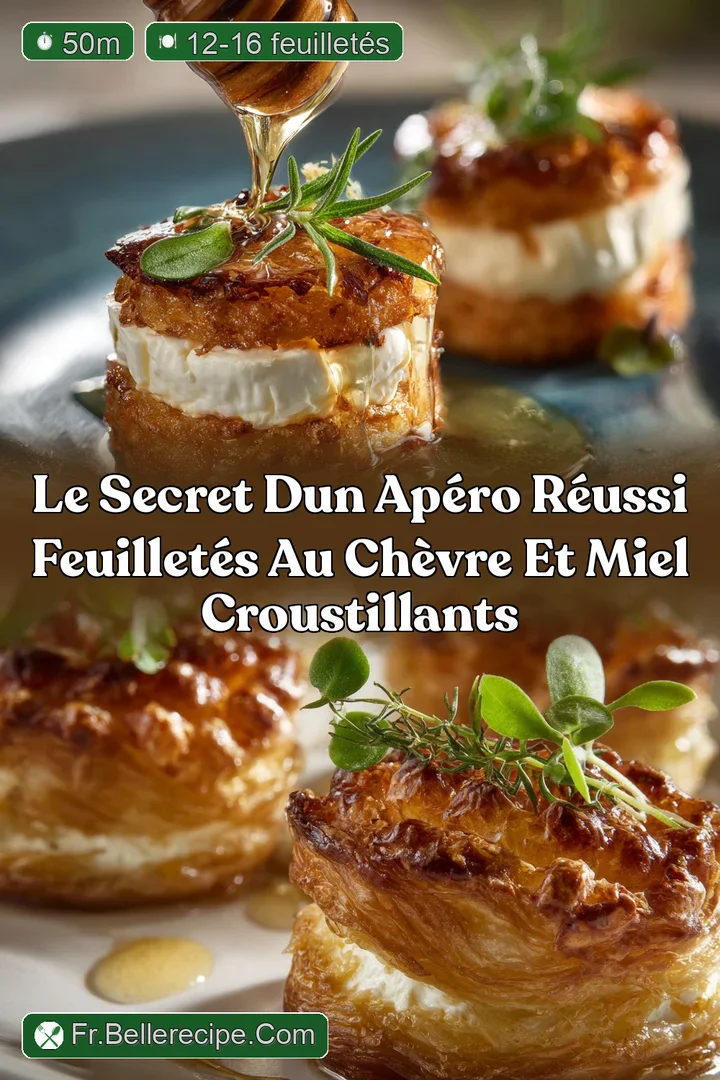 Le secret dun Ap&eacute;ro R&eacute;ussi Feuillet&eacute;s au Ch&egrave;vre et Miel Croustillants