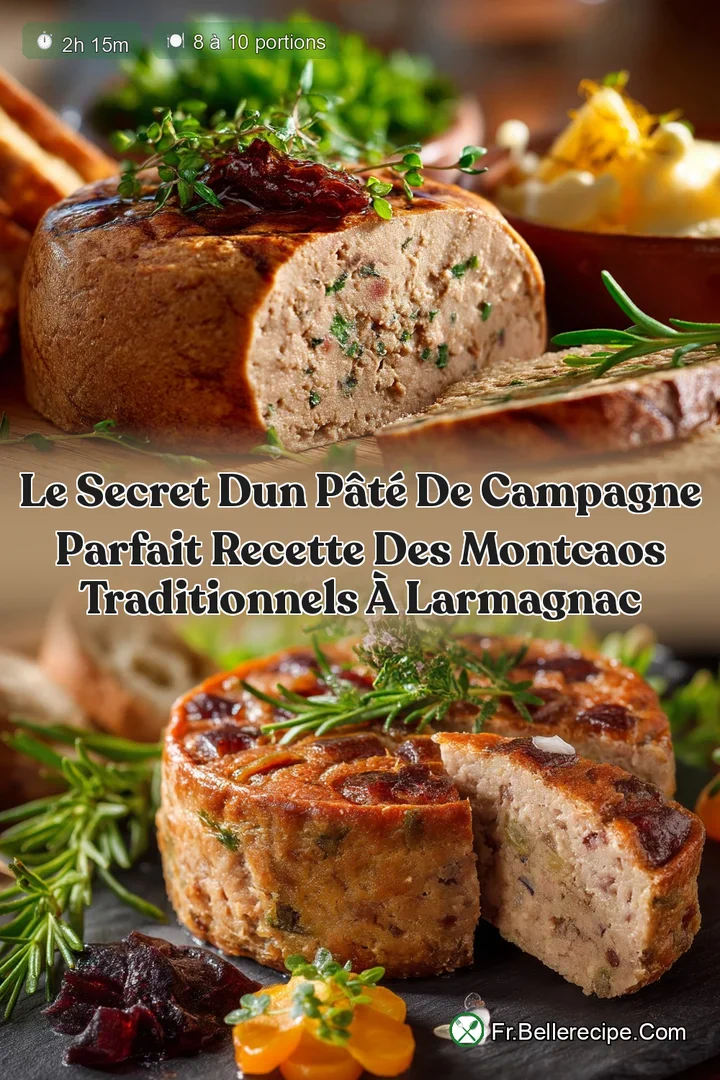 Le secret dun P&acirc;t&eacute; de Campagne parfait Recette des Montcaos Traditionnels &agrave; lArmagnac