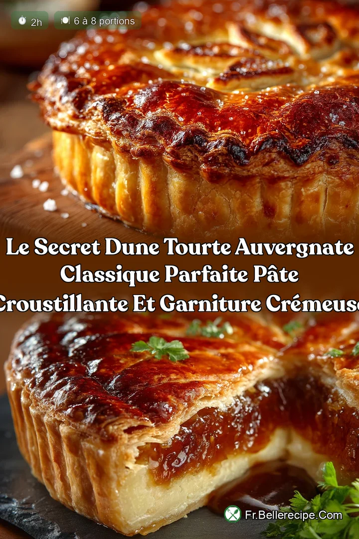 Le Secret dune Tourte Auvergnate Classique Parfaite P&acirc;te Croustillante et Garniture Cr&eacute;meuse