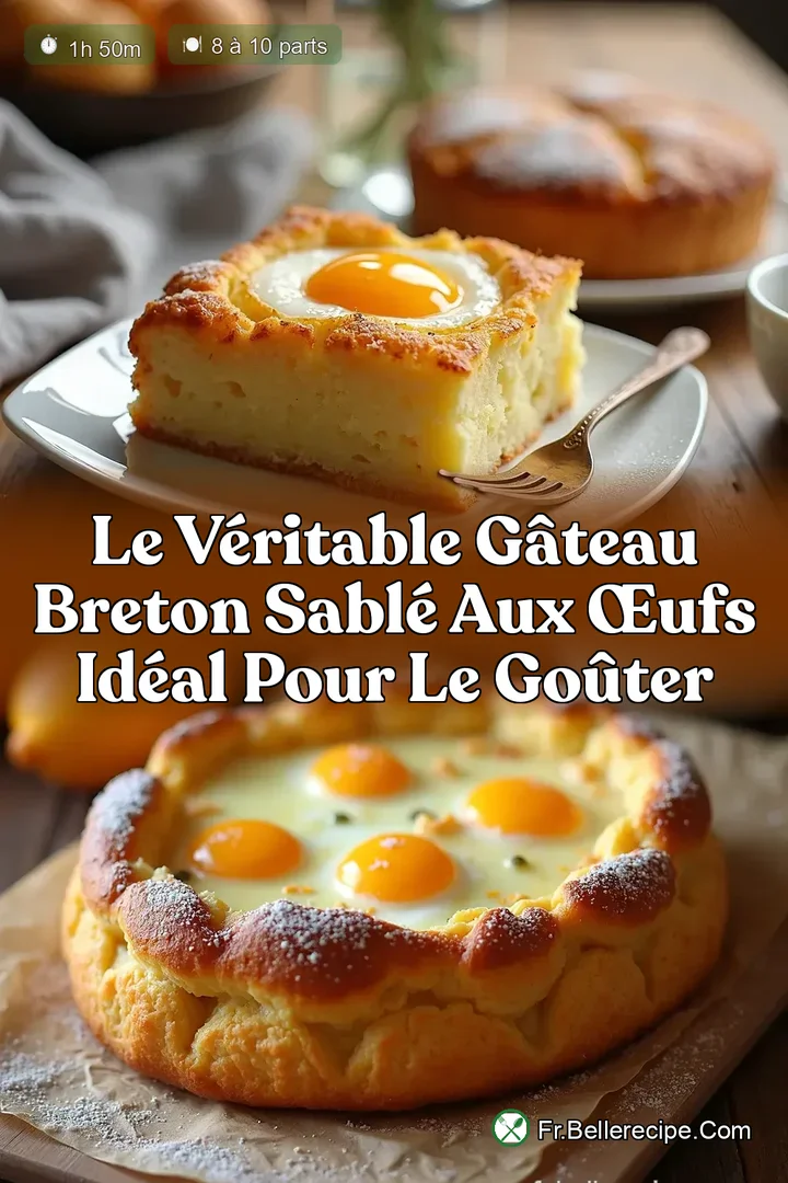 Le V&eacute;ritable G&acirc;teau Breton Sabl&eacute; aux &OElig;ufs Id&eacute;al pour le Go&ucirc;ter