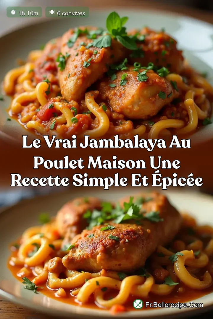 Le Vrai Jambalaya au Poulet Maison Une Recette Simple et &Eacute;pic&eacute;e