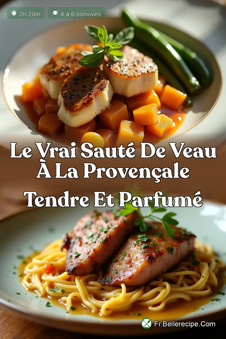 Le Vrai Saut&eacute; de Veau &agrave; la Proven&ccedil;ale Tendre et Parfum&eacute;