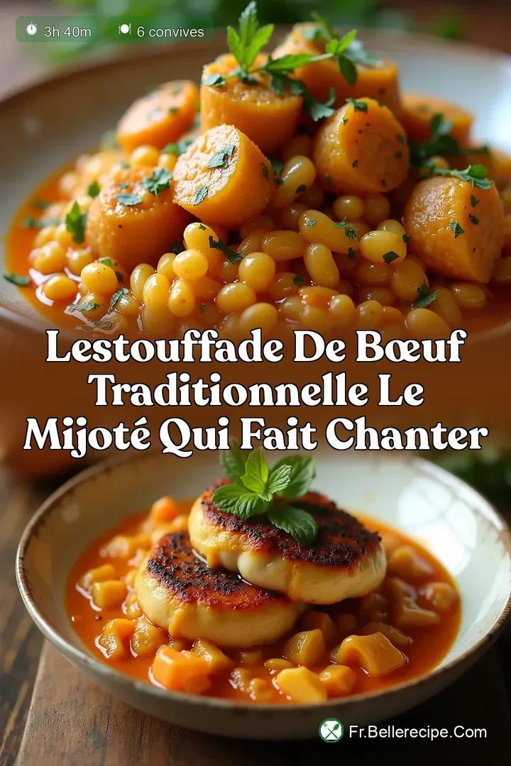 LEstouffade de B&oelig;uf Traditionnelle Le Mijot&eacute; qui Fait Chanter