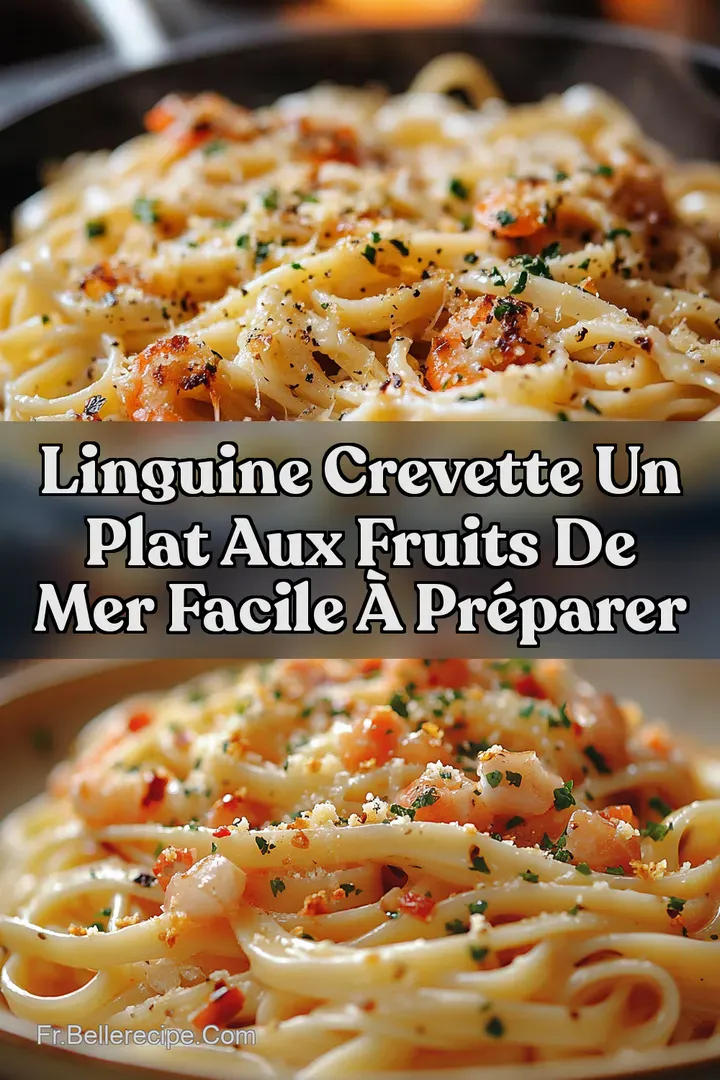 Linguine Crevette Un Plat aux Fruits de Mer Facile &agrave; Pr&eacute;parer