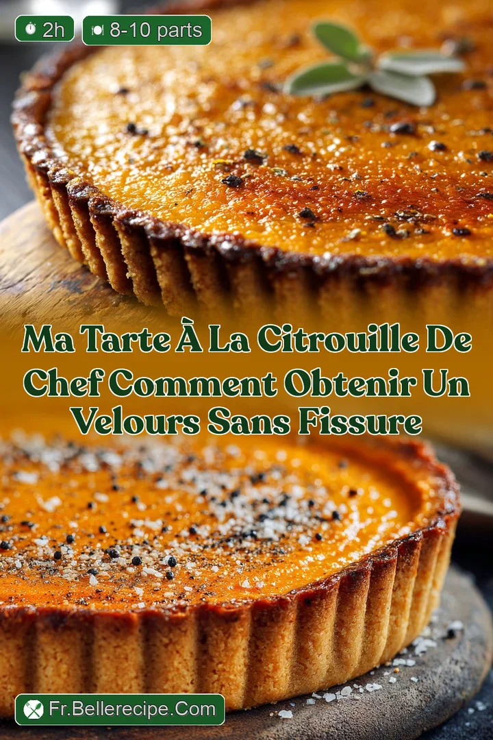 Ma Tarte &agrave; la Citrouille de Chef comment obtenir un velours sans fissure
