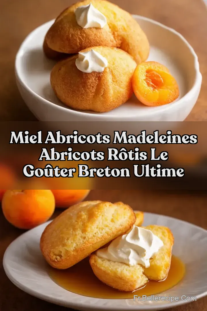 Miel Abricots Madeleines Abricots R&ocirc;tis le Go&ucirc;ter Breton Ultime