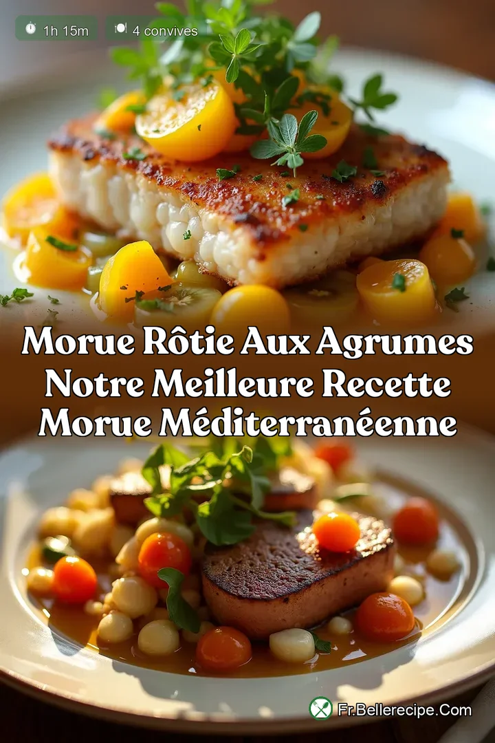 Morue R&ocirc;tie aux Agrumes Notre Meilleure Recette Morue M&eacute;diterran&eacute;enne
