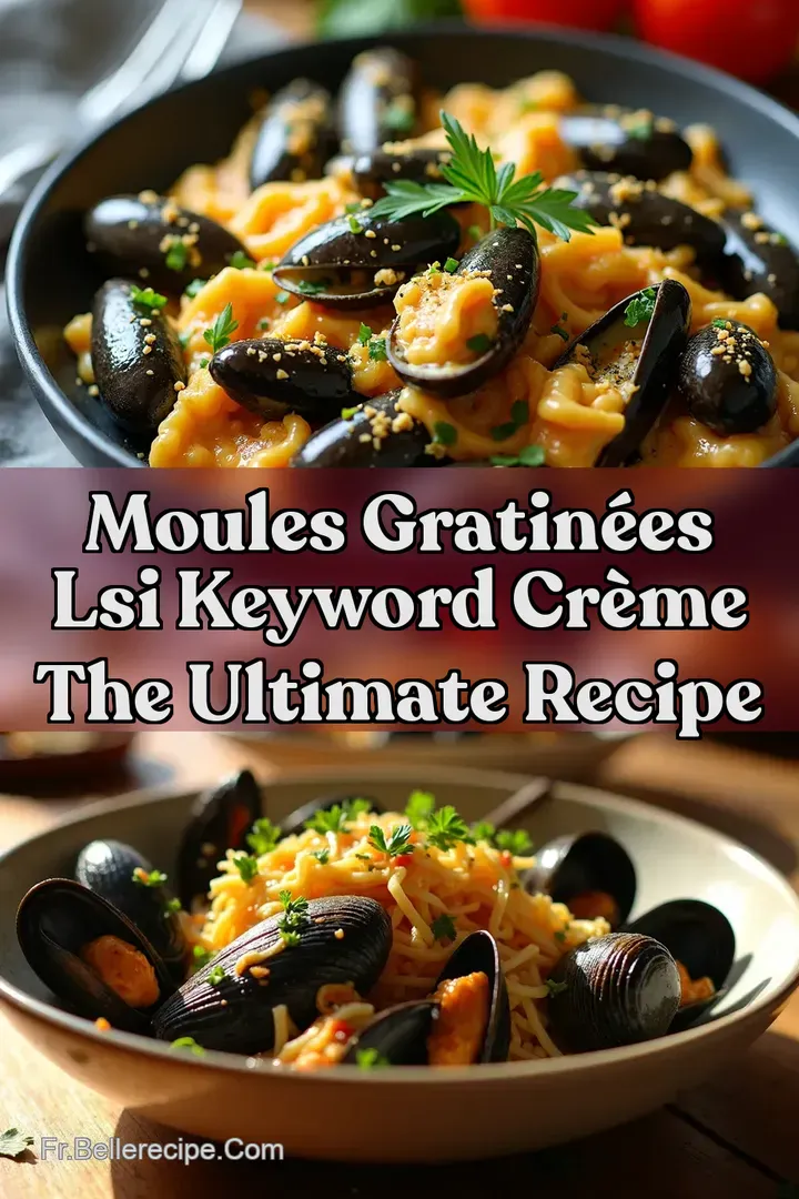 Moules Gratin&eacute;es LSI keyword Cr&egrave;me The Ultimate Recipe