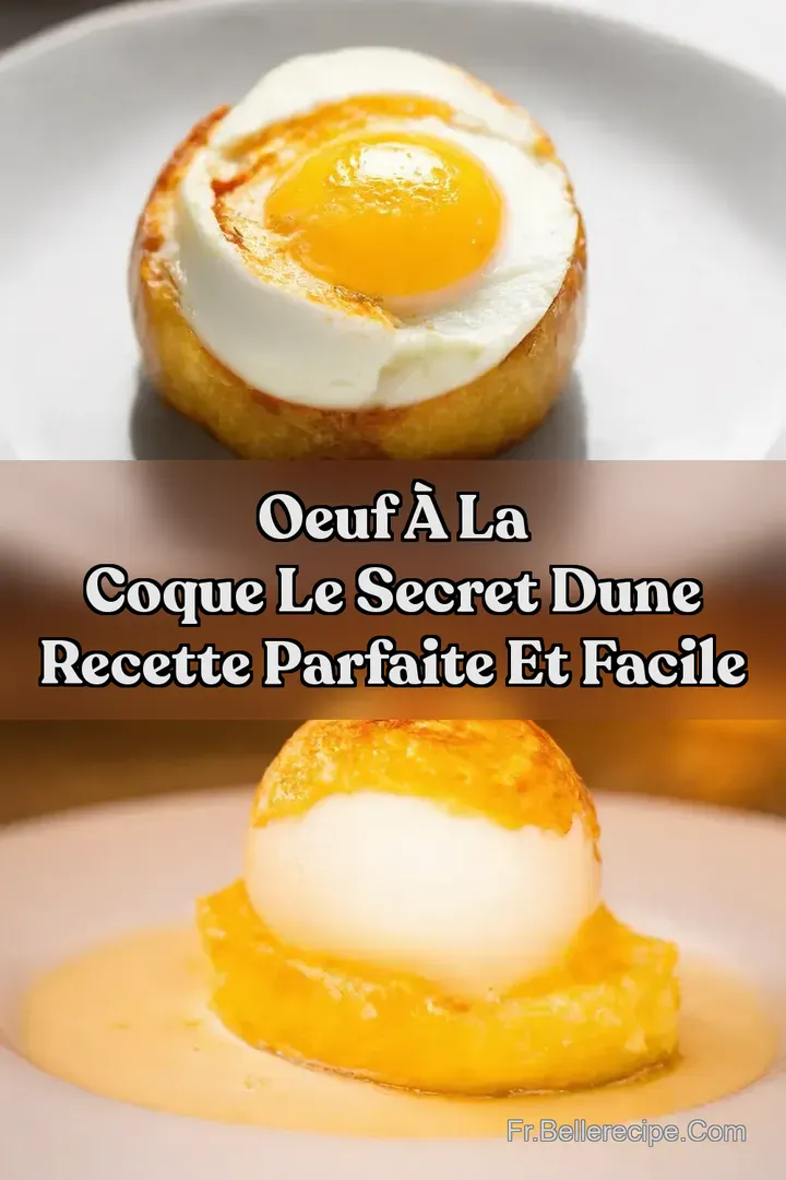 Oeuf &agrave; la Coque Le Secret dune Recette Parfaite et Facile