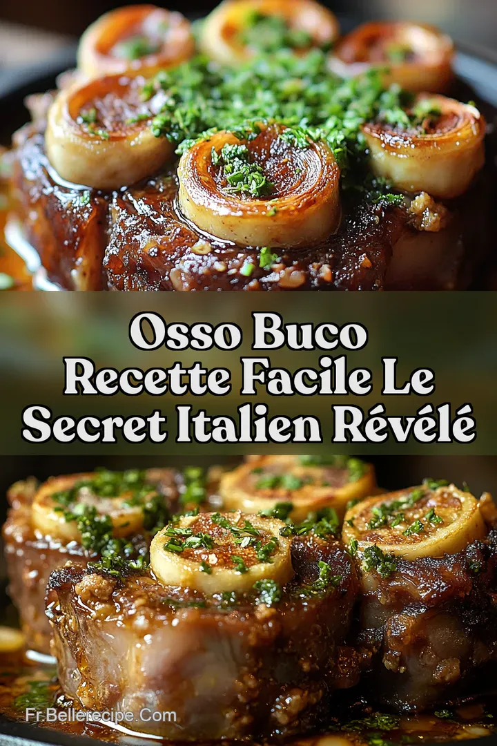 Osso Buco Recette Facile Le Secret Italien R&eacute;v&eacute;l&eacute;