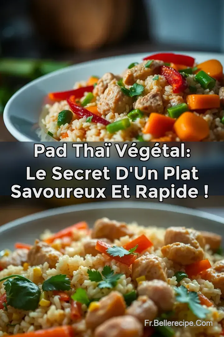 Pad Tha&iuml; V&eacute;g&eacute;tal: Le secret d un plat savoureux et rapide !✨
