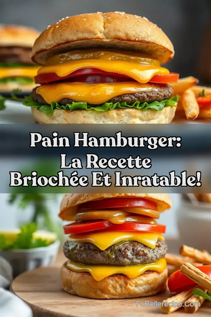 Pain Hamburger: La Recette Brioch&eacute;e et Inratable!