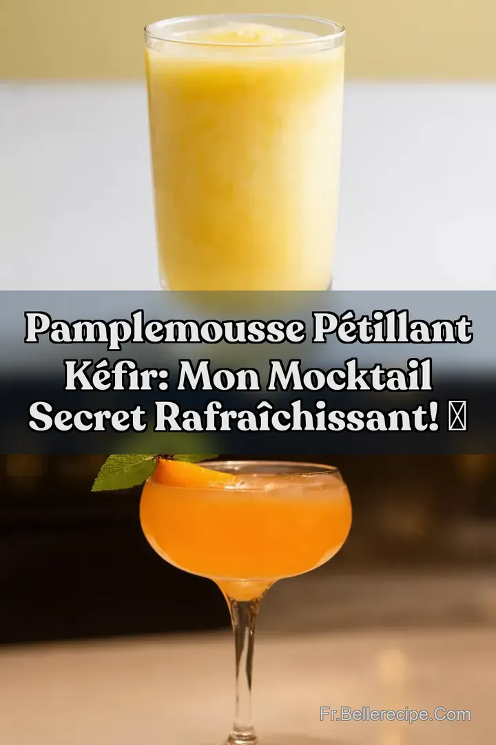 Pamplemousse P&eacute;tillant K&eacute;fir: Mon Mocktail Secret Rafra&icirc;chissant! ✨