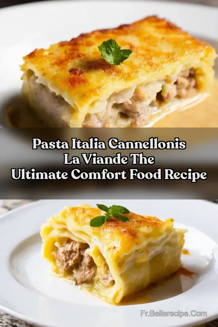 Pasta Italia Cannellonis la Viande The Ultimate Comfort Food Recipe