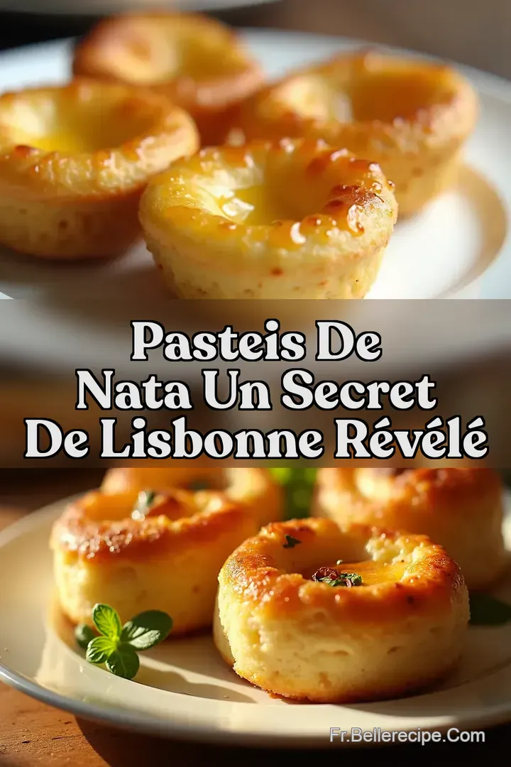 Pasteis de Nata Un Secret de Lisbonne R&eacute;v&eacute;l&eacute;