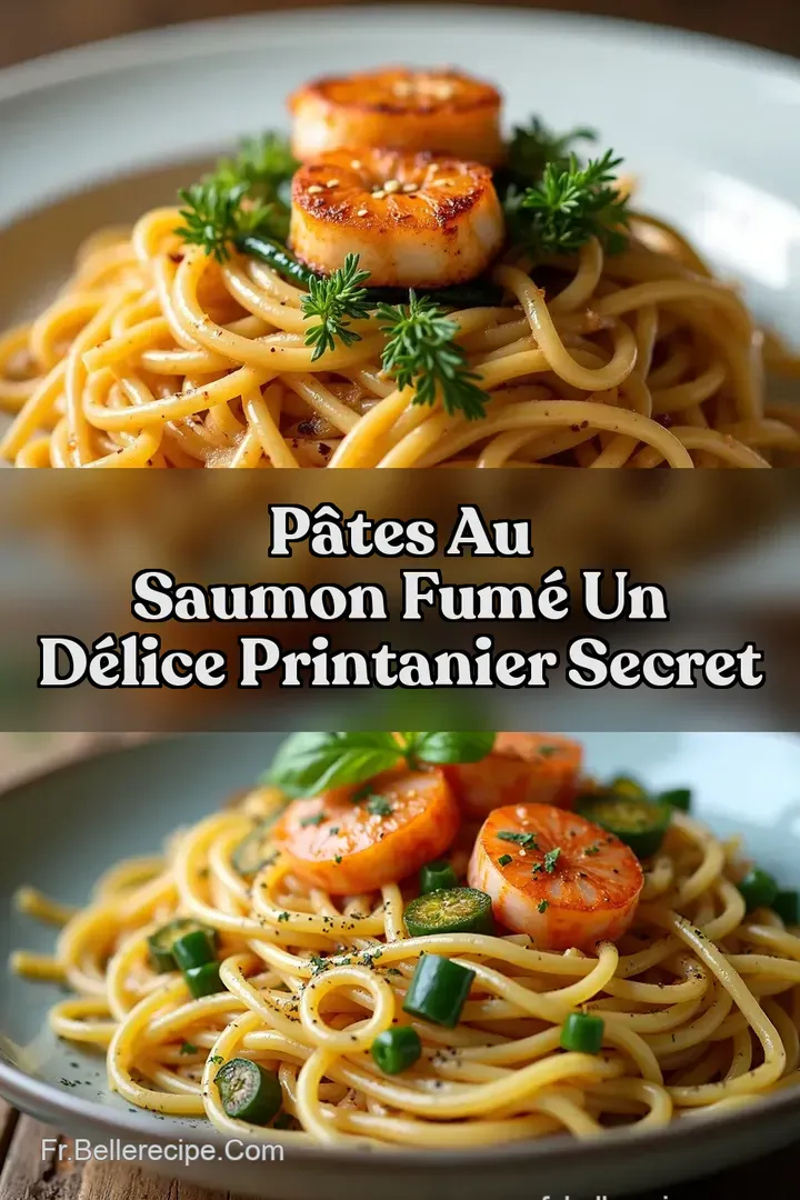 P&acirc;tes au Saumon Fum&eacute; Un D&eacute;lice Printanier Secret