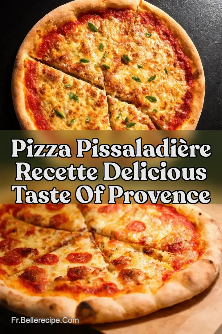Pizza Pissaladi&egrave;re Recette Delicious Taste of Provence