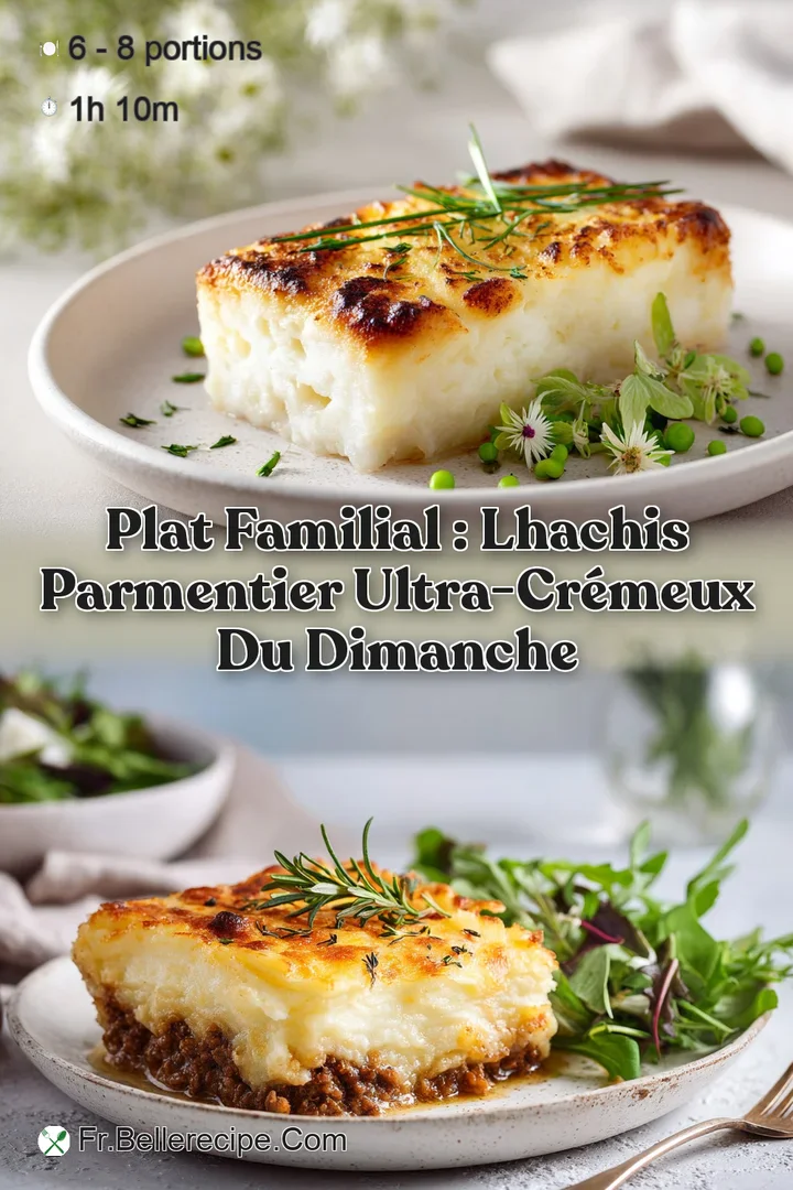 Plat familial : LHachis Parmentier Ultra-Cr&eacute;meux du Dimanche