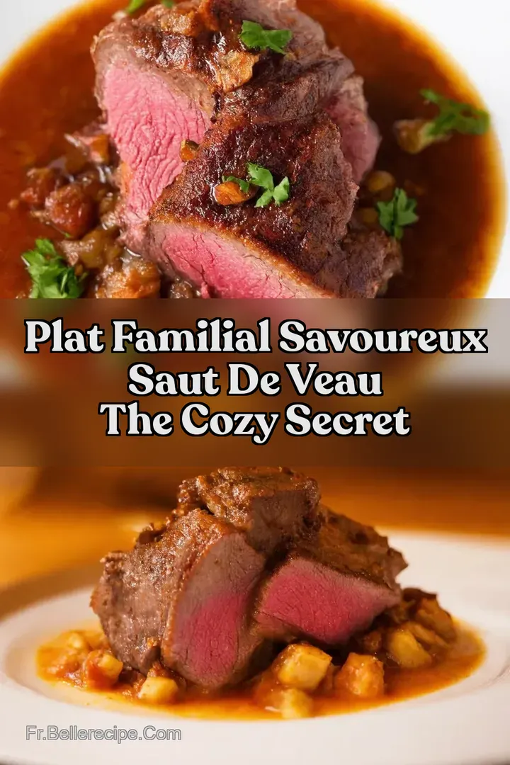 Plat Familial Savoureux Saut de Veau The Cozy Secret