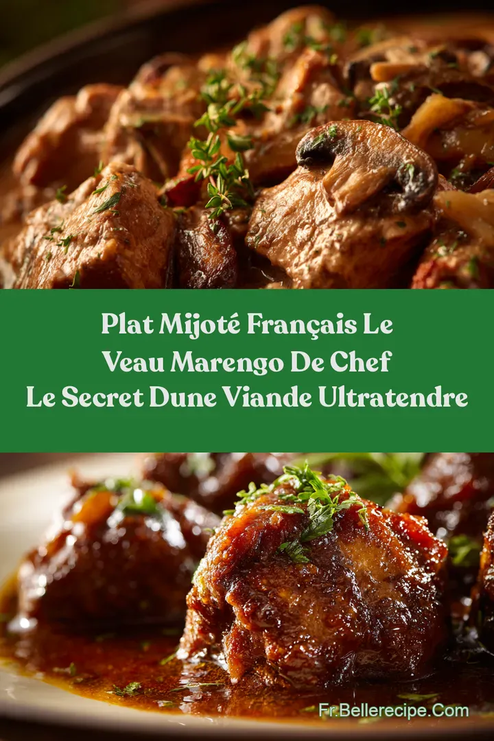 Plat Mijot&eacute; Fran&ccedil;ais Le Veau Marengo de Chef Le secret dune viande ultratendre