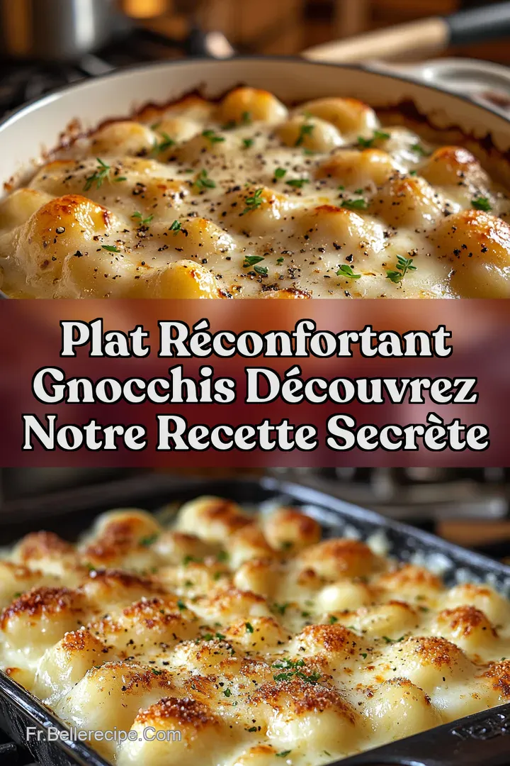 Plat r&eacute;confortant Gnocchis D&eacute;couvrez Notre Recette Secr&egrave;te
