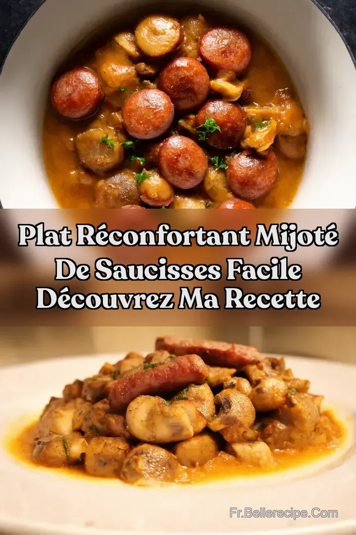 Plat R&eacute;confortant Mijot&eacute; de Saucisses Facile D&eacute;couvrez ma recette