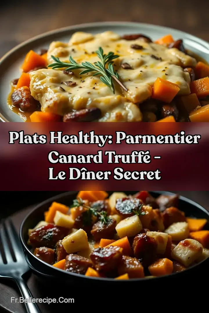 Plats Healthy: Parmentier Canard Truff&eacute; - Le D&icirc;ner Secret