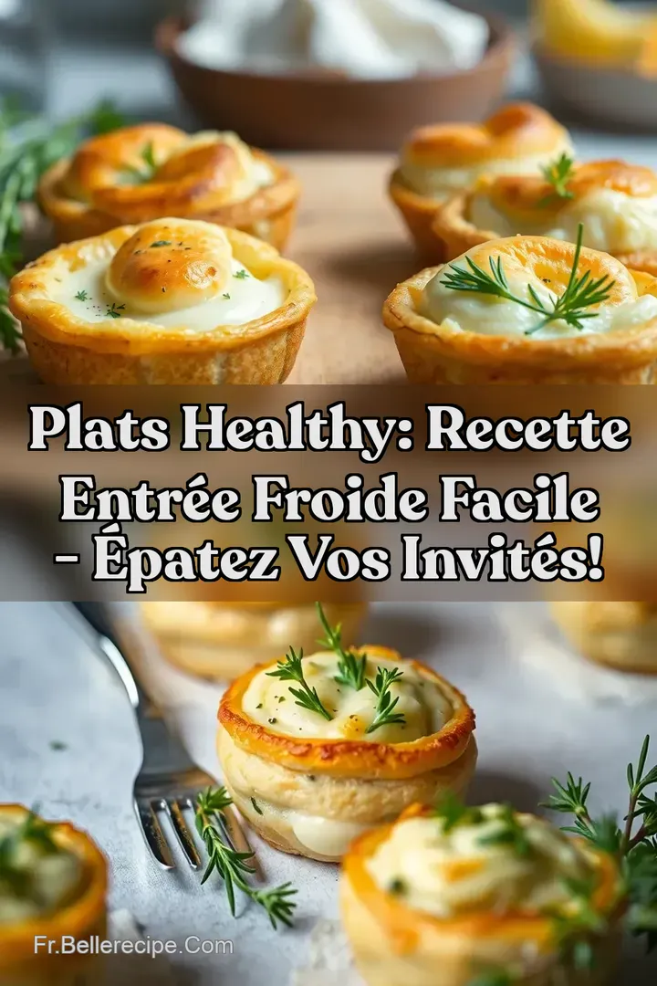 Plats Healthy: Recette Entr&eacute;e Froide Facile - &Eacute;patez Vos Invit&eacute;s!