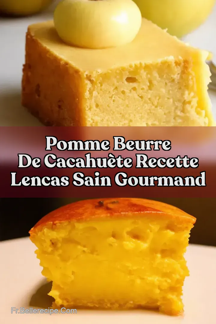 Pomme Beurre de Cacahu&egrave;te Recette LEncas Sain Gourmand