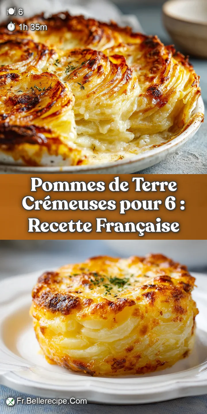 Close-up of a creamy potato gratin: bubbling cheese, browned potato edges, and glistening cream create an irresistible tex...