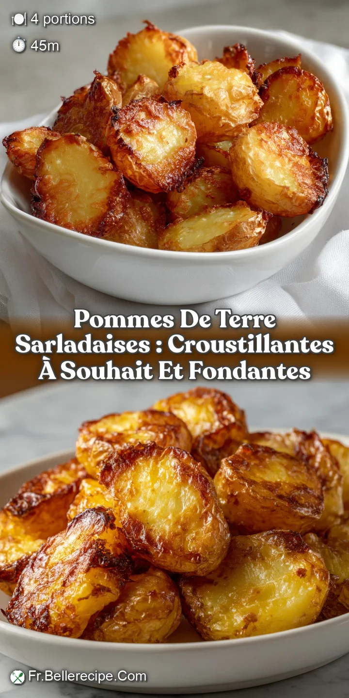 Pommes De Terre Sarladaises : Croustillantes &agrave; Souhait et Fondantes