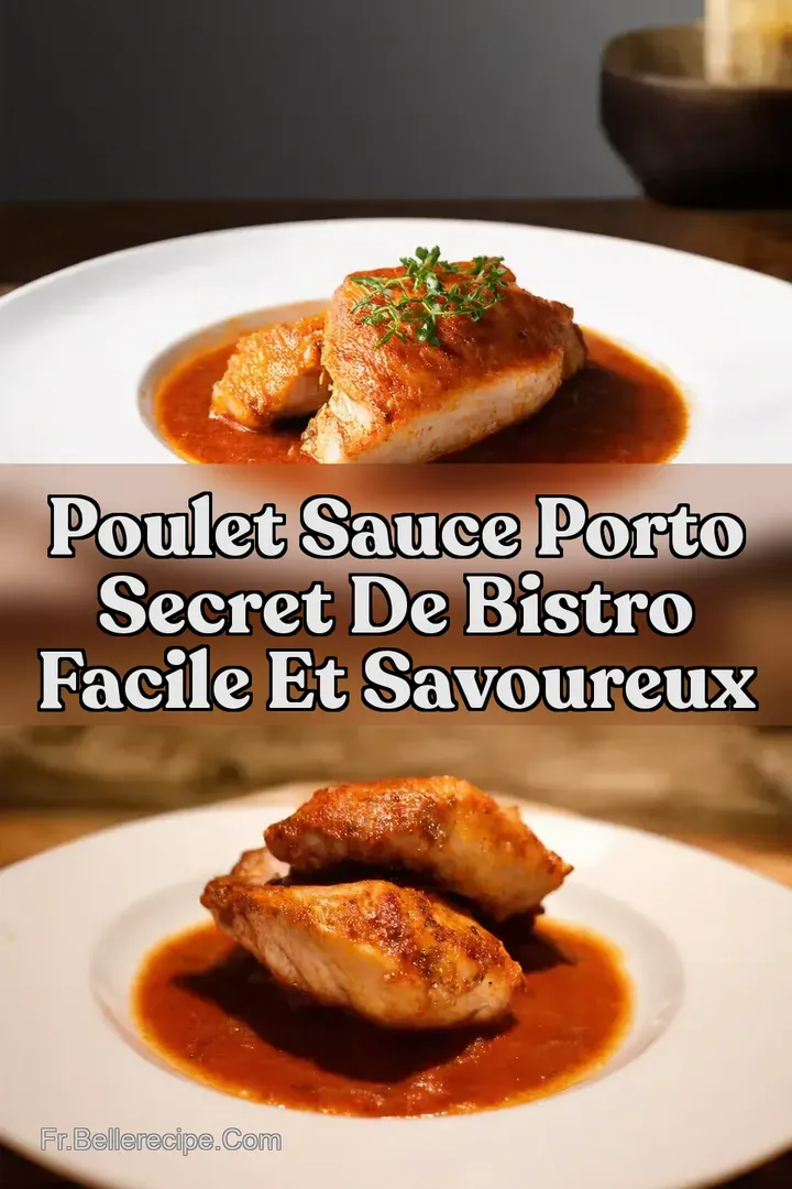 Poulet Sauce Porto Secret de Bistro Facile et Savoureux