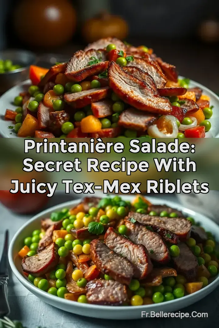Printani&egrave;re Salade: Secret Recipe with Juicy Tex-Mex Riblets