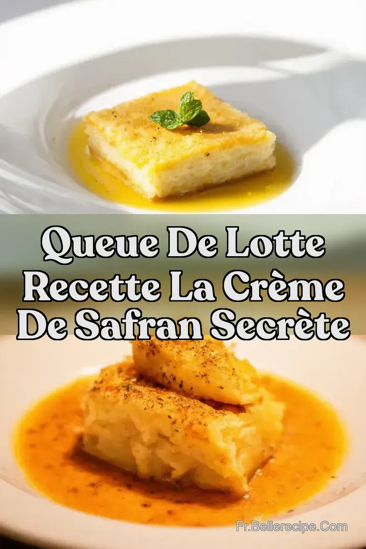 Queue de lotte recette La Cr&egrave;me de Safran Secr&egrave;te